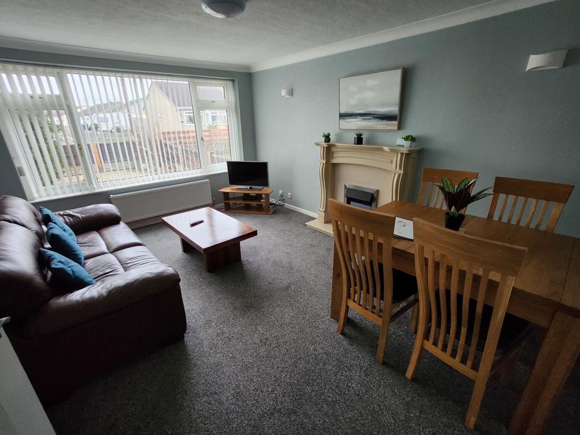 Quiet Ground Floor Apartment With Parking Morecambe Buitenkant foto